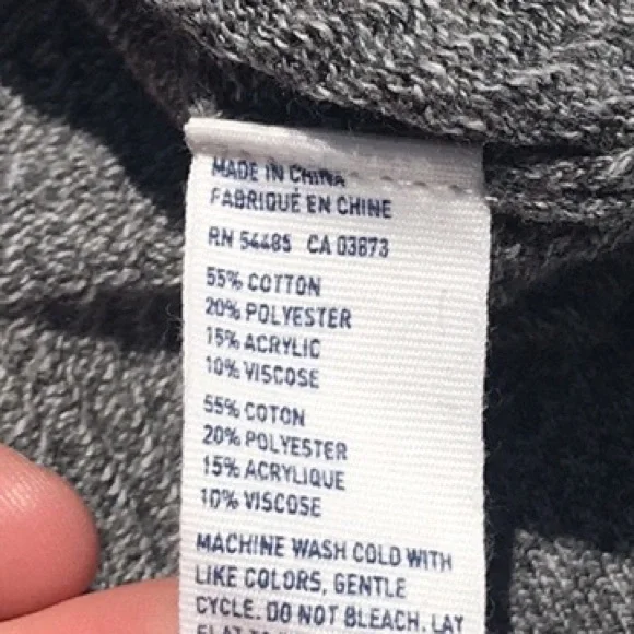 3/$25🍾🍾American Eagle Light Weight Gray 3/4 Sleeve Sweater - Picture 4 of 8